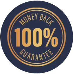EvoSlim 100% money back guarantee seal